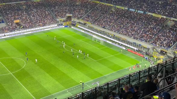 自2021年8月之后，托纳利首次在圣西罗取得进球.